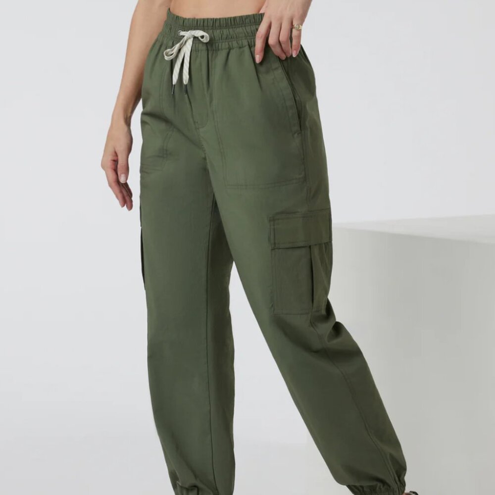 Vuori Olive Green Cargo Joggers